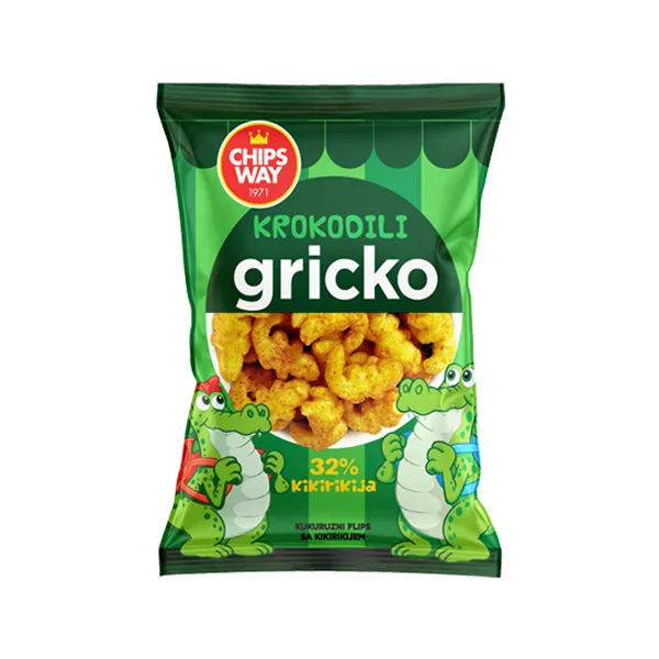 Flips Gricko Krokodil Chips Way 150 g