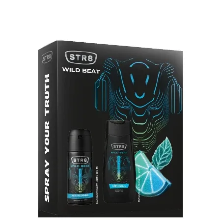 Poklon Set Str8 Deo+sg Wild Beat Sarantis