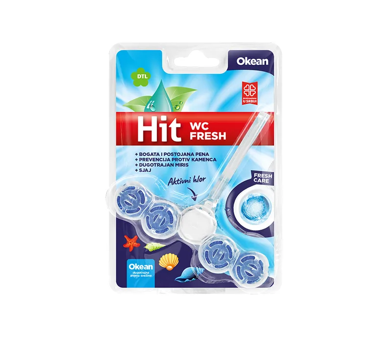 Osveživač Za WC Šolju Hit Ocean 55 g