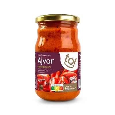 Ajvar Domaći Blagi 560 g To! - Dtl