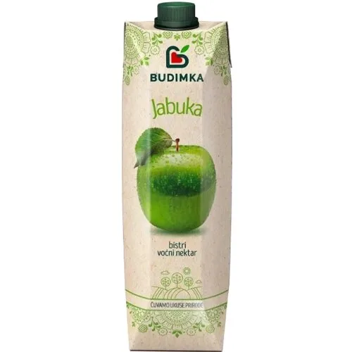 Voćni Nektar Budimka Jabuka 1 l Brik