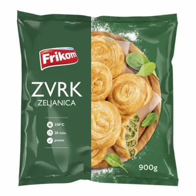 Smrznuta Pita Zeljanica Zvrk 900 g Frikom