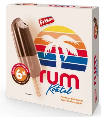 Sladoled Multipack Štapić Rum Koktel 390 ml
