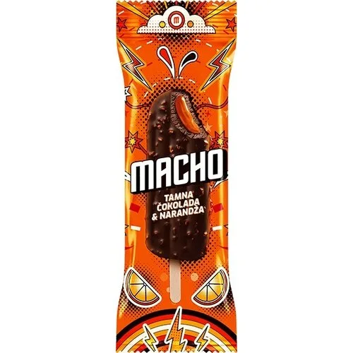 Sladoled Štapić Macho Choco Orange Frikom 62 g