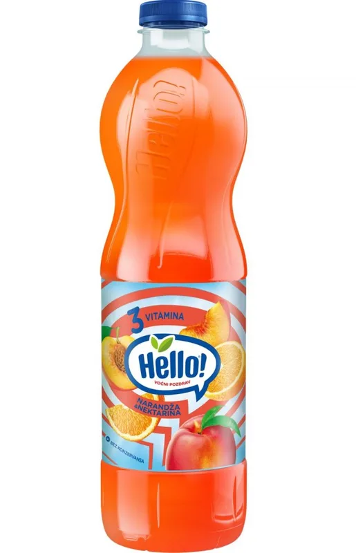Voćni Napitak Hello Narandža Nektarina 1,5 l