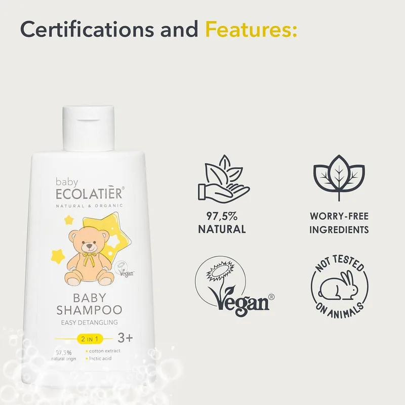 Šampon Baby 2u1 Eas Det3+250 ml Eco