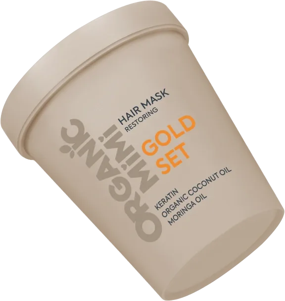 Maska Kosa Res Gold Set200 ml Org Mi