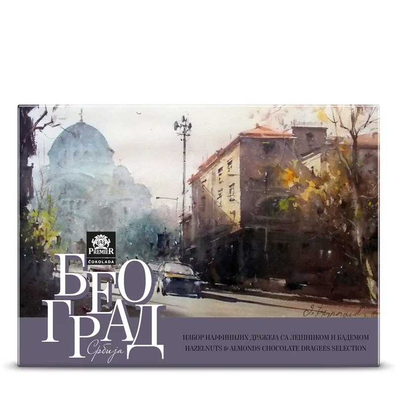 Bombonjera draze-Beograd 180 g, Art Ival
