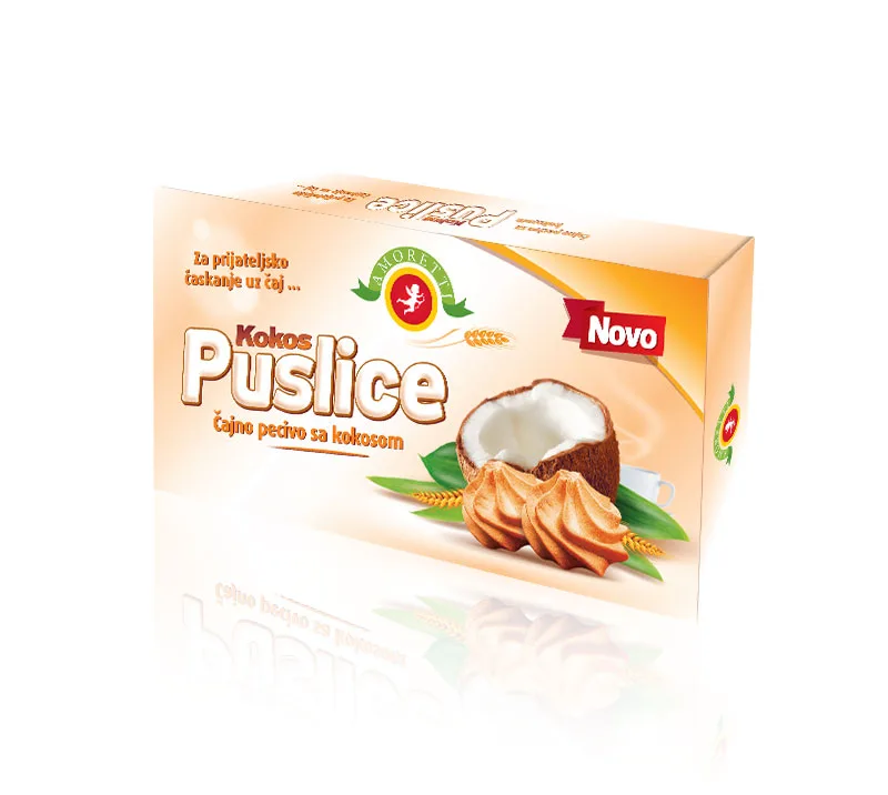 Amoretti Kokos Puslice 150gr