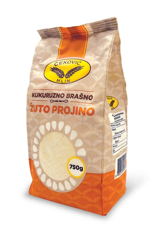Brašno Kukuruzno Žuto Projinio 750 g Čeković