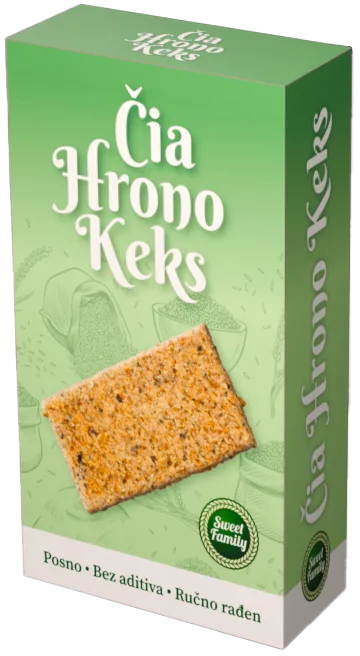 Keks Hrono Čia Seme Sweet Family 100 g