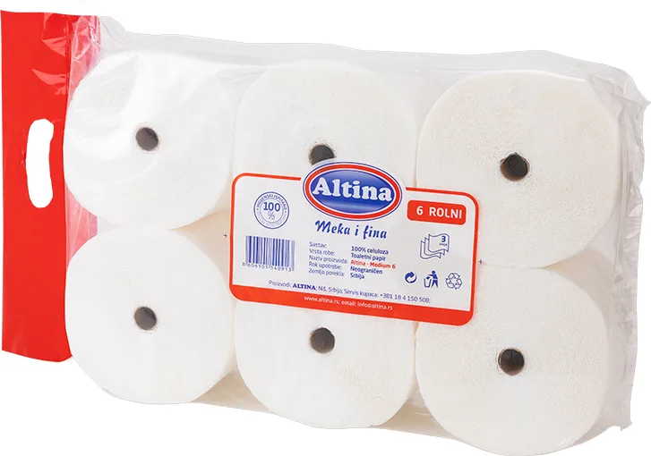 Toalet papir Altina Medium Hil16 6/1