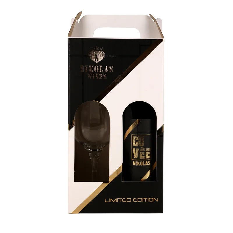 Vino Crveno Cuvee Premium Nikolas 0,75 l+ Čaša