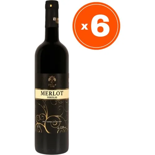 Vino crveno Merlot Nikolas Wines 0,75 l
