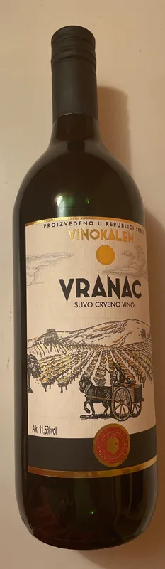 Vino Kalem vranac vino crveno 1 l