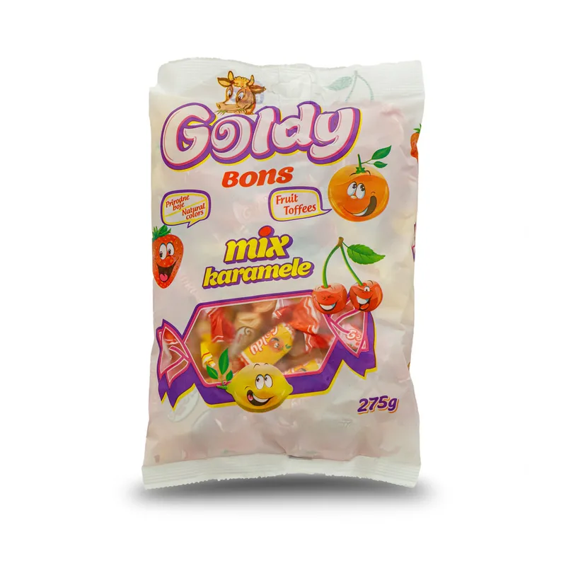 Bombone Goldy 275 g Karamele Mix Gold