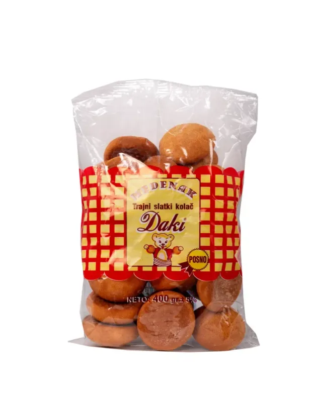 Medenjak Posni 400 g Daki F120x
