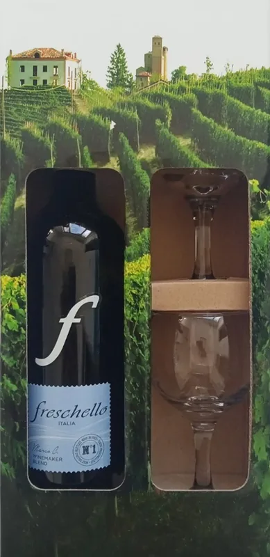 Vino Crveno Freschello 0,75 + 2 Čaše