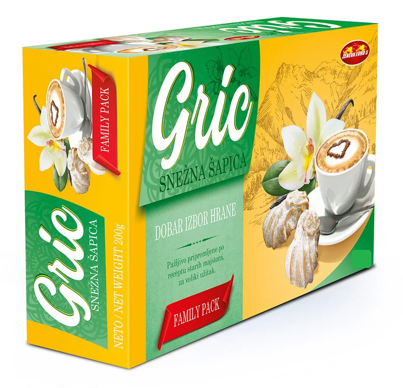 Keks Snežna Šapica Gric Ženeva 180 g