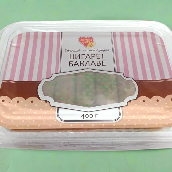 Kolači Baklave Cigaret Slatko Srce 400 g