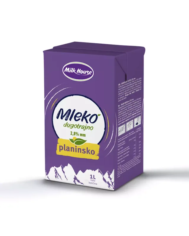 Mleko Uht 2,8% Mm 1 l Milk House