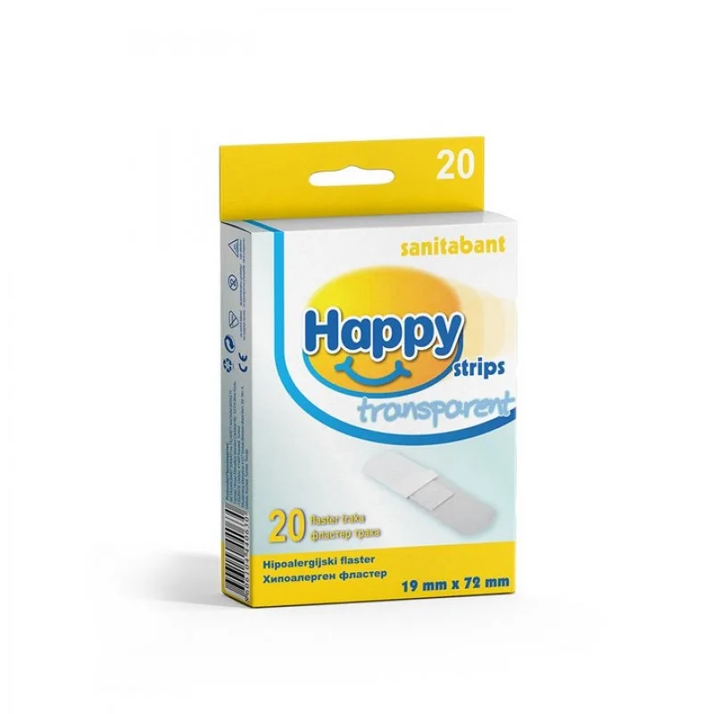 Flaster Happy Transpar.20