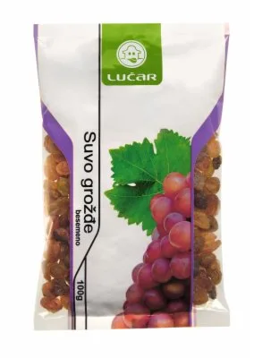 Suvo Grožđe 100 g Lučar