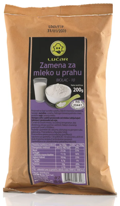 Zamena Za Mleko U Prahu Lučar 200 g