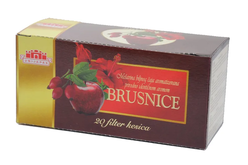 Čaj Brusnica 30gr Unijapak