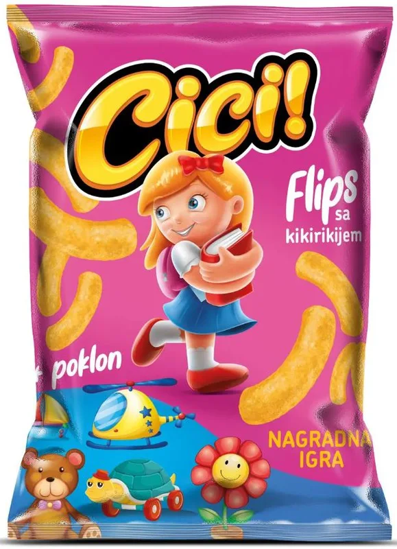 Cici Flips 30 g Sa Igrackom Za Devojcice