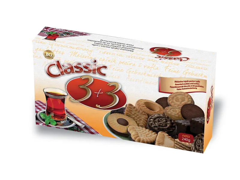 Keks Mešavina Klasik 3+3 240 g Bgprodukt