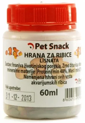 Hrana Za Ribice Lisnata Snack 60 ml