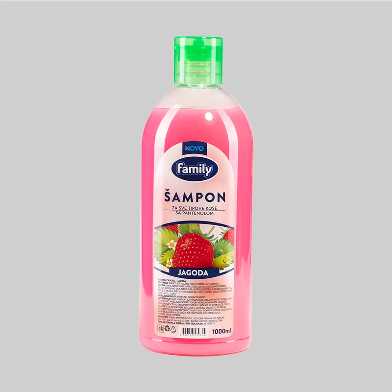 Šampon Family Jagoda 1 l