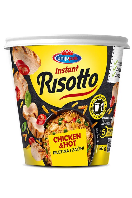 Instant risotto chicken and hot 0055 Unijapak 6