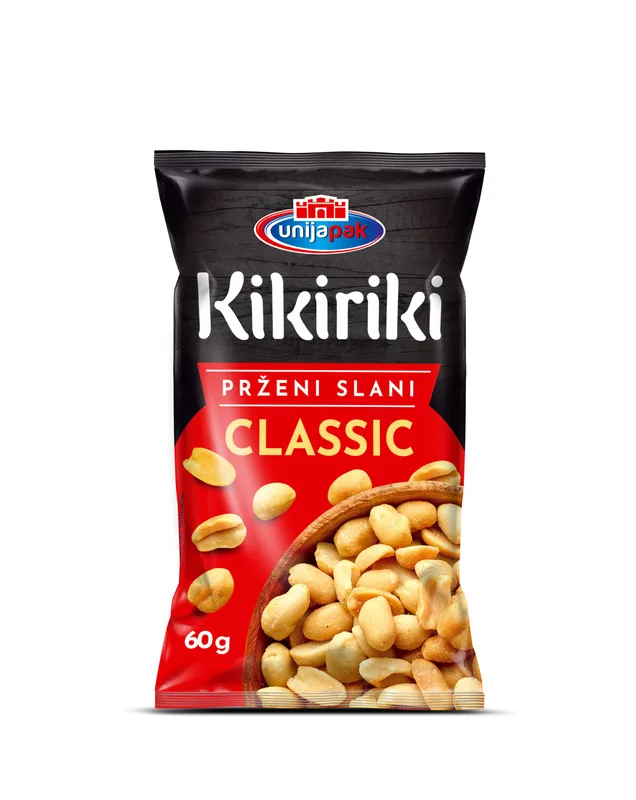 KIKIRIKI PRŽENI SLANI 60 g Unijapak