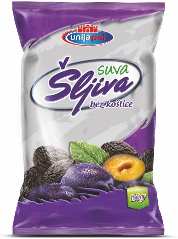 sljive suve bez kostice 150gr unijapak