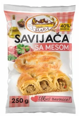 Smrznuta Savijača Sa Mesom Mara 250 g