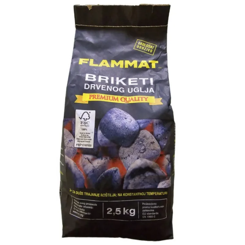 briketi flammat 2,5 kg za rostilj grill energotrade