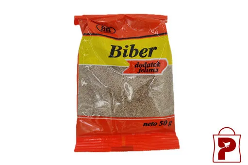 Biber Crni Mleveni 50gr Unac Bb