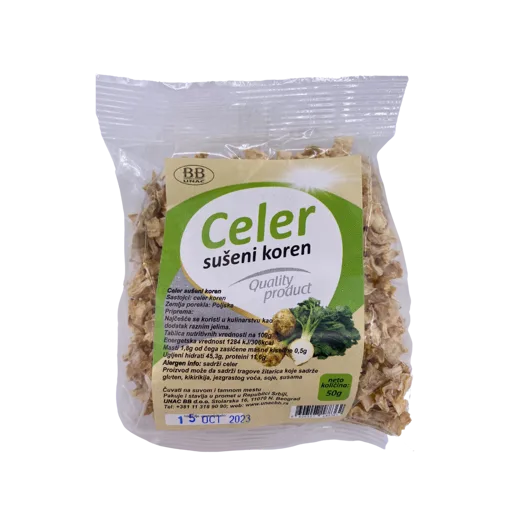 Celer Sušeni 50 g Unac Bb