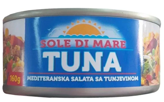 Mediteranska salata sa tunom 160 g Sole Di Mare