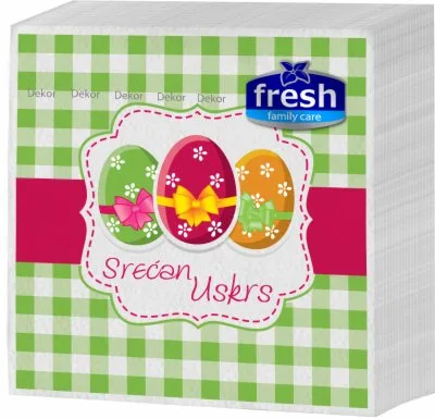 Salvete 1 sloja Uskršnje 33x33 Fresh 45/1
