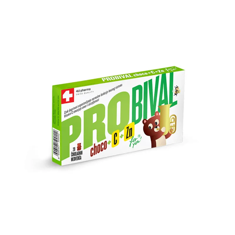4U Pharma Probival Choco + C + Zn