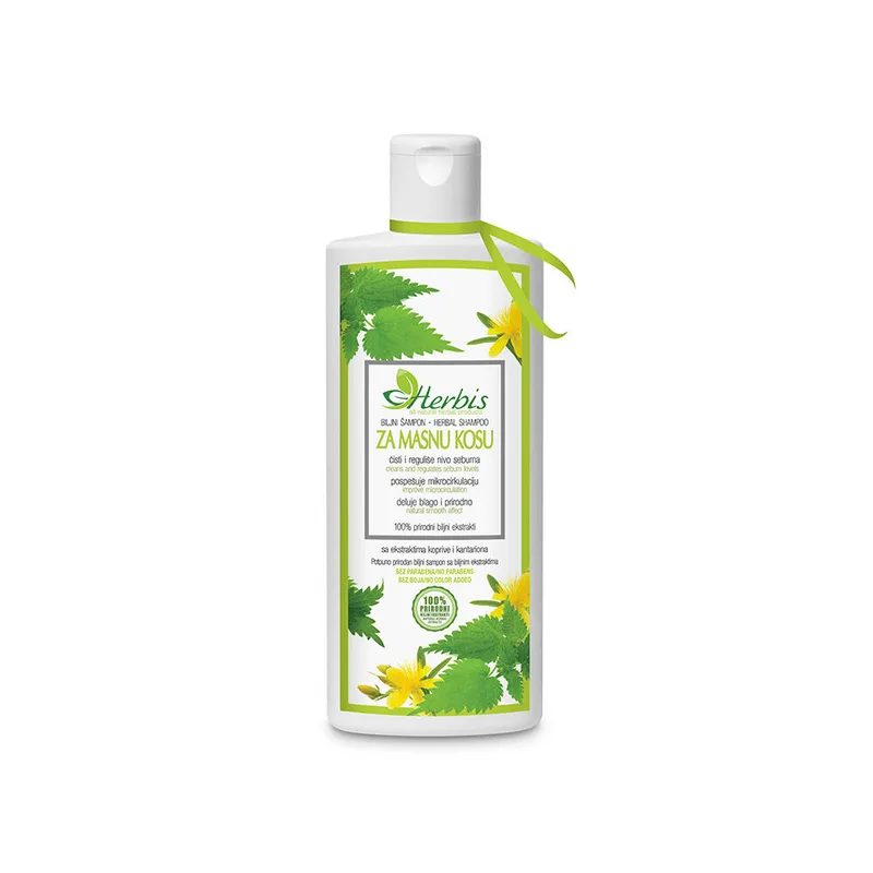 Šampon Za Masnu Kosu Biljni Herbis 250 ml