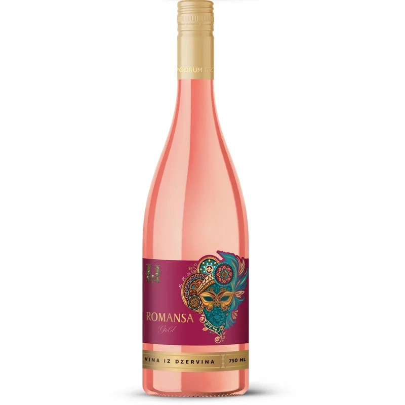 Vino Rose Romansa Zl 0,75 l Džervin