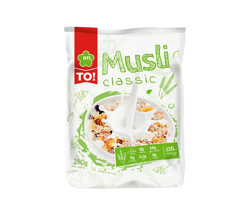 musli classic TO 250gr PRM moravka