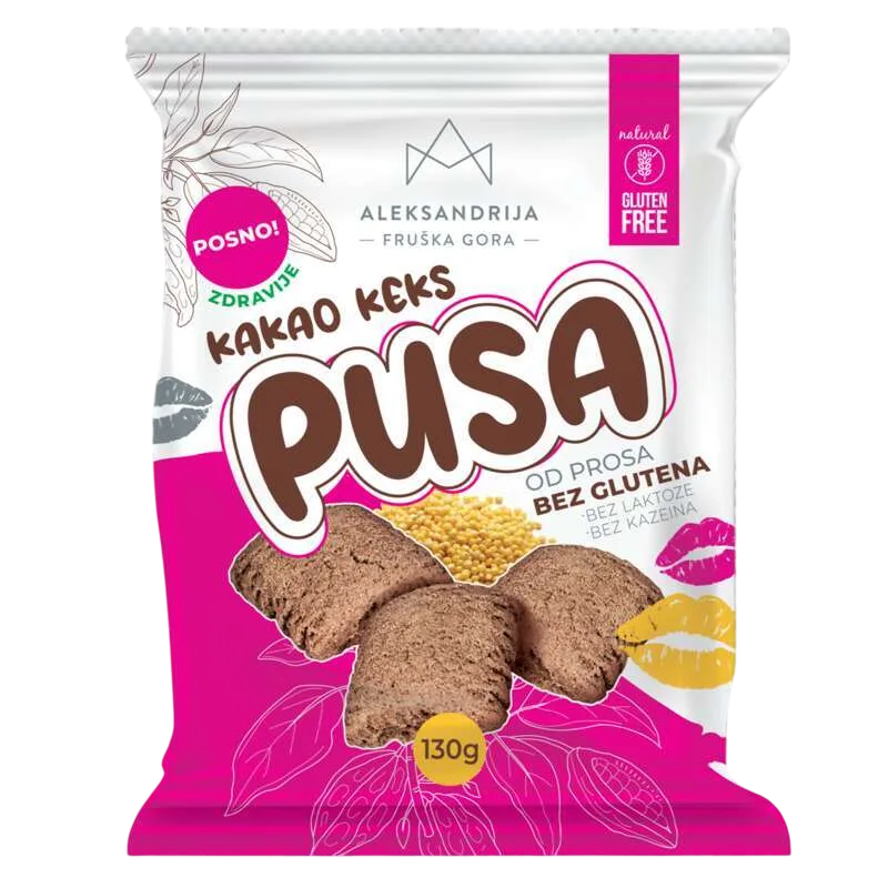 Keks Kakao Bezglutenski 150 g Sa Prosom Aleksandrija