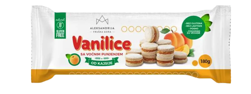 Vanilice Bez Glutena Od Kajsije In 180 g