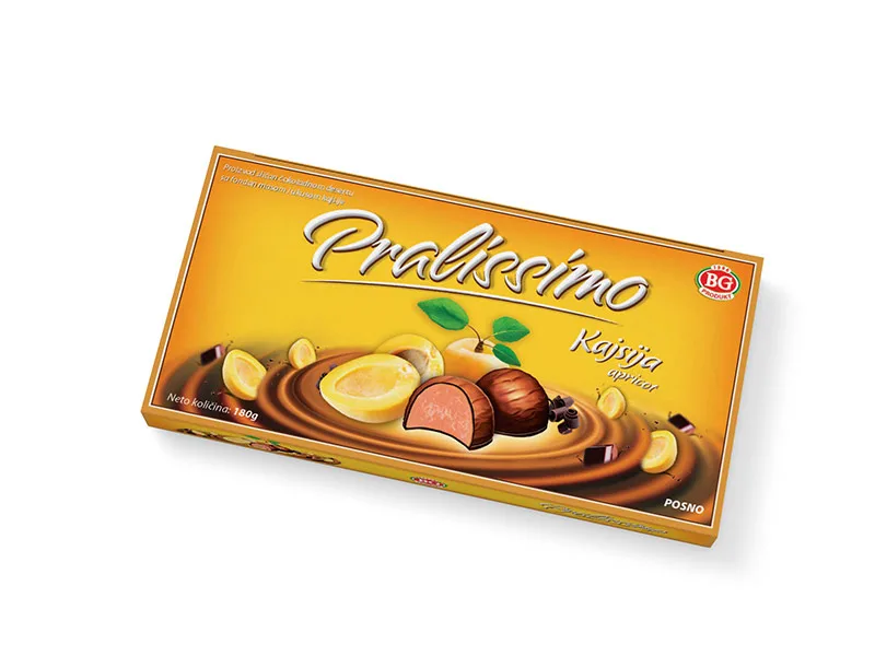 Fondan Praline Kajsija 180 g Bg Produkt