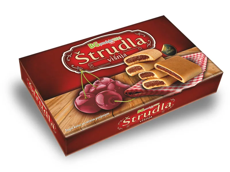 Strudla Visnja 240 g Bg Produkt